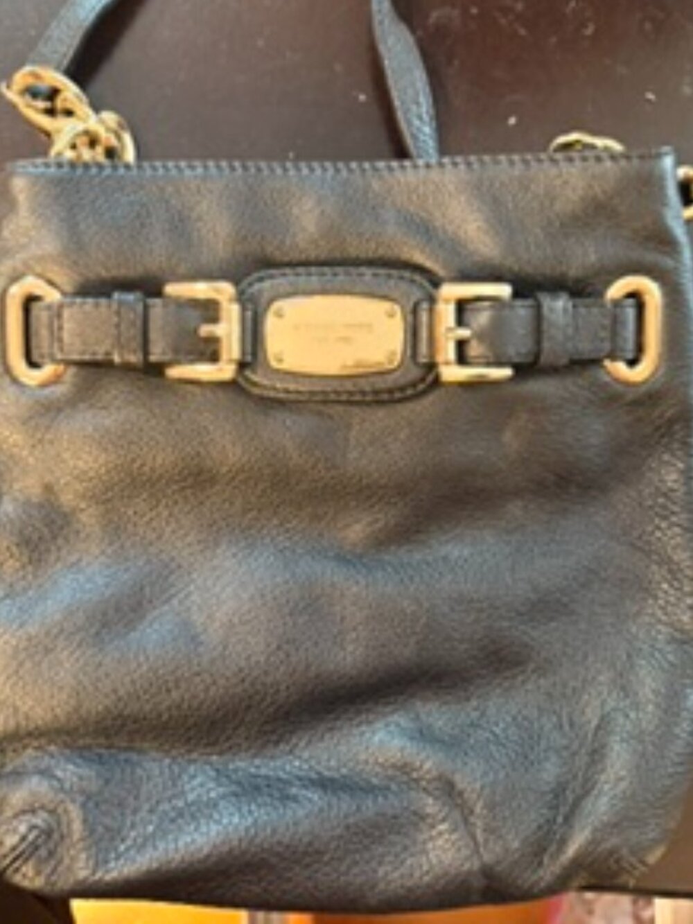 Michael Kors Black Leather Crossbody